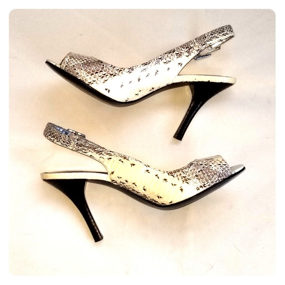 CALVIN KLEIN Snake Sandals - Picture 1 of 7